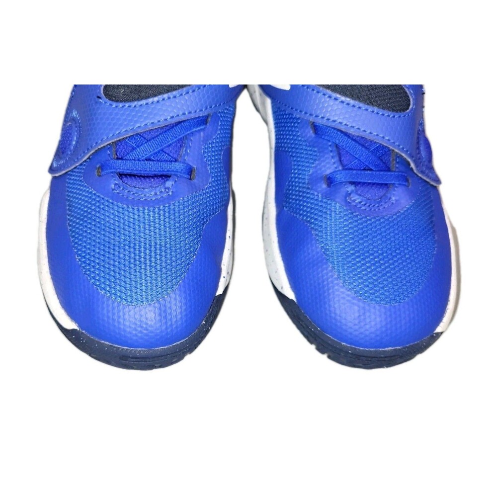 Nike Team Hustle D 11 "Hyper Royal/White-Obsidian" Big Kids' Basketball ShoesSz2 - Picture 7 of 11